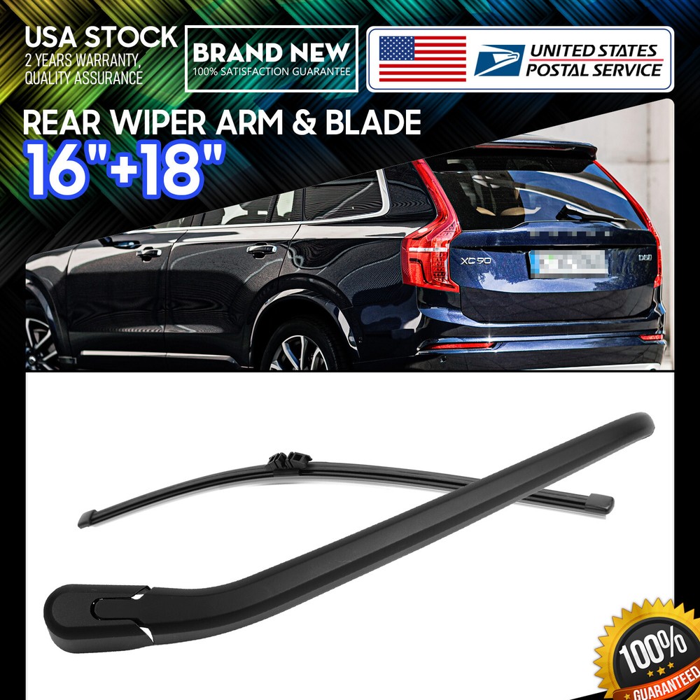 Durable 16 & 18 Inch Windshield Wiper Arm Blade Set OEM Quality Replacement
