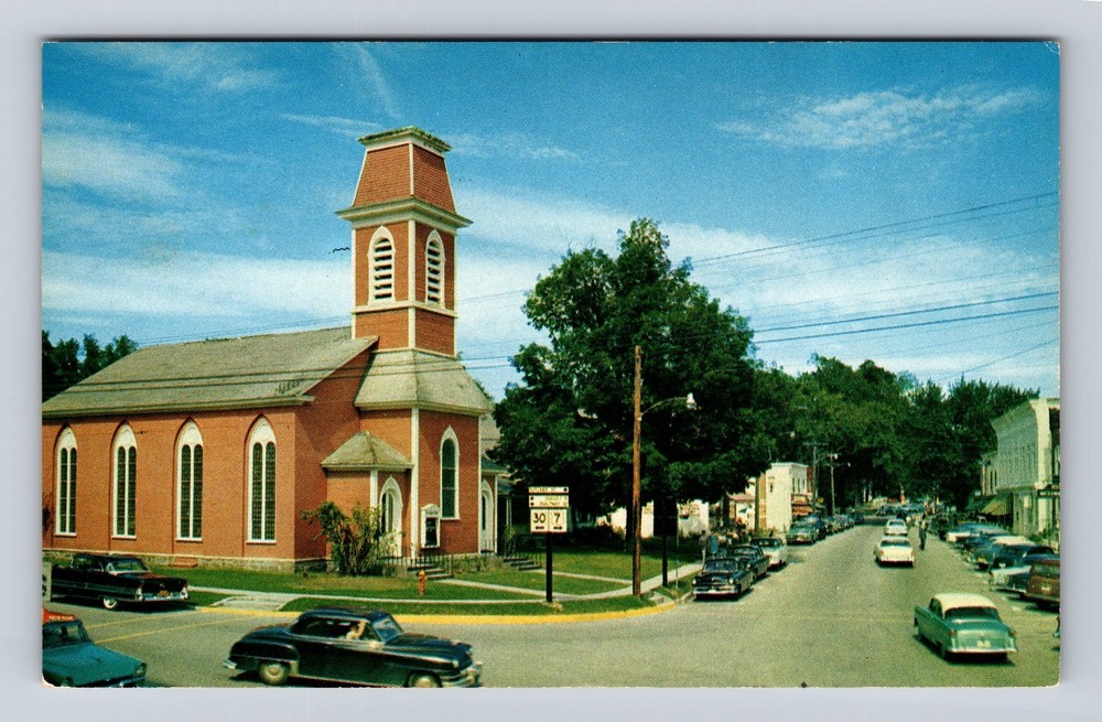 Manchester VT-Vermont Manchester Center Vintage Postcard