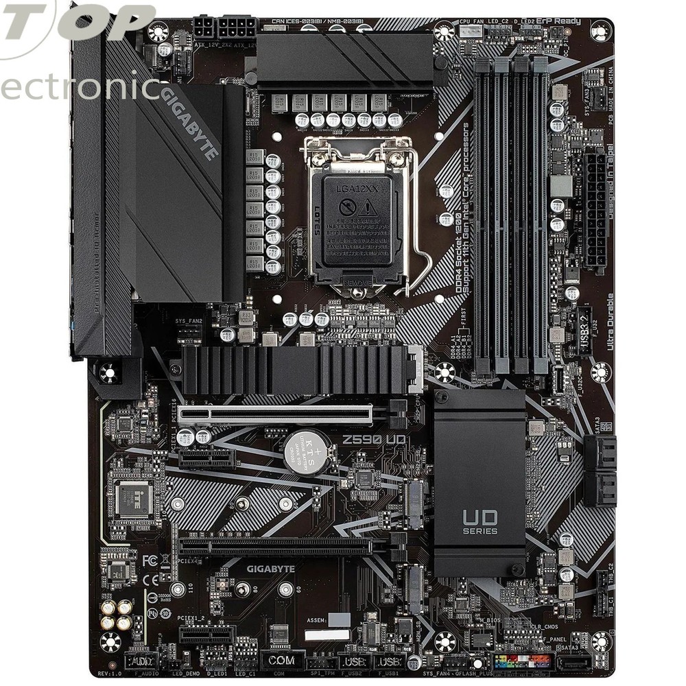 GIGABYTE Z590 UD Motherboard Intel 11th Gen Z590 DDR4 LGA 1200 ATX