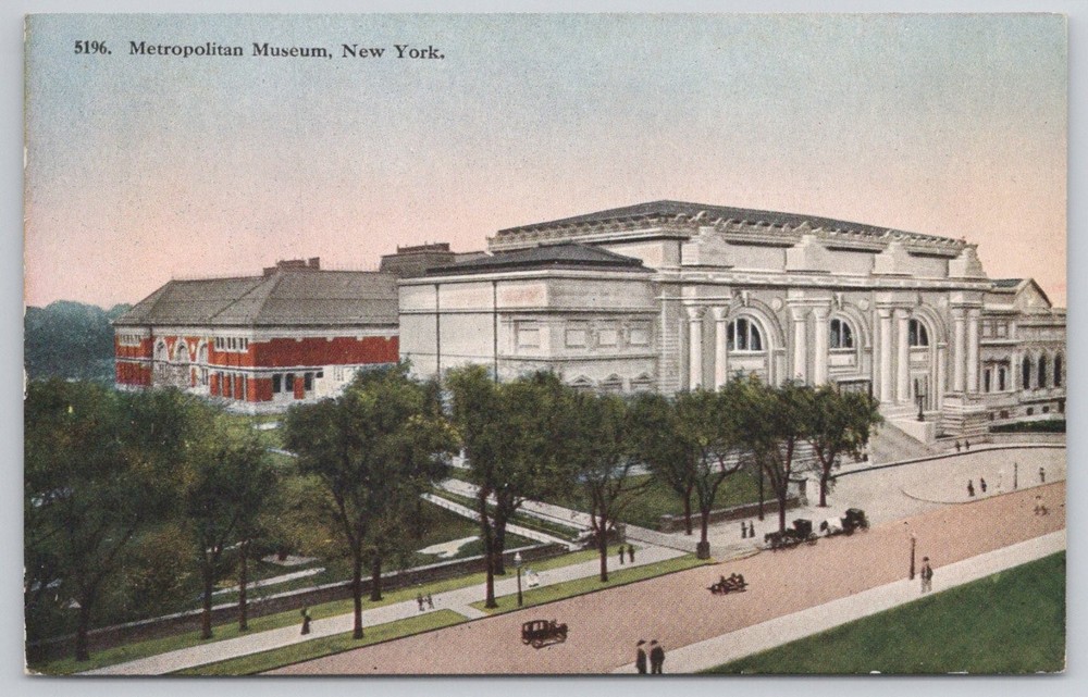 Metropolitan Museum Art New York City NY Vintage Postcard Luckybuck 1910s