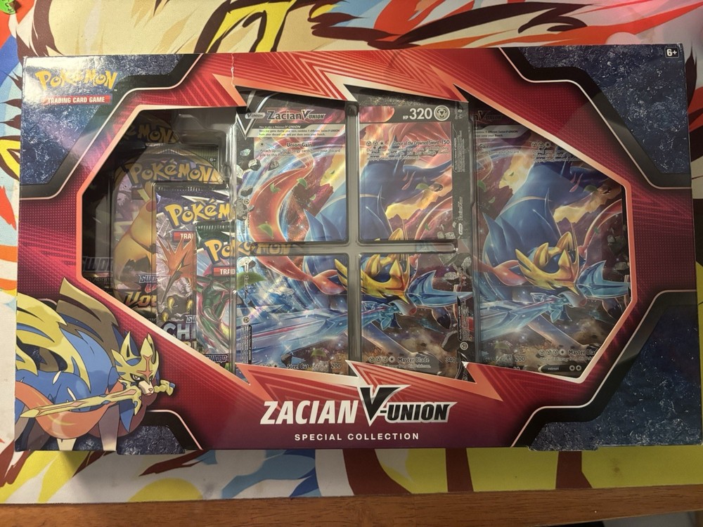 Pokemon TCG Zacian V-Union Special Collection New Sealed