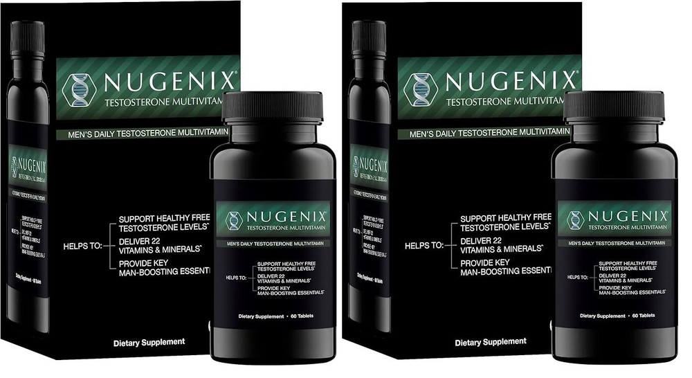 Nugenix, Men's Daily  Multivitamin, 60 tablets, Pack of 2, EXP 06/26