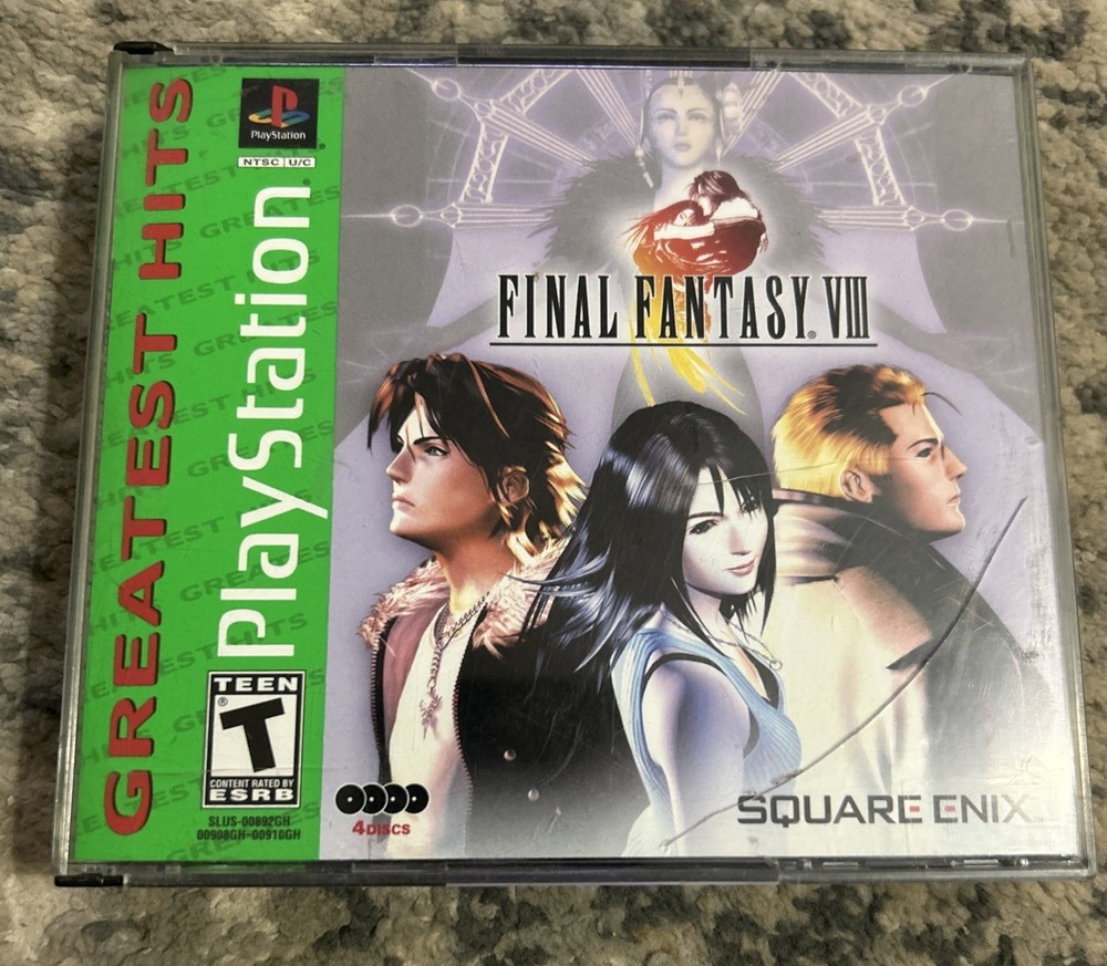 Final Fantasy Viii - Sony PlayStation 1 CIB Tested Authentic