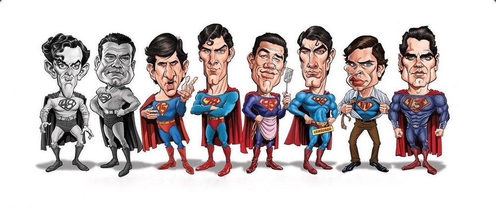 Tom Richmond Signed Superman Art Print #16/450 George Reeves Christopher Reeve +