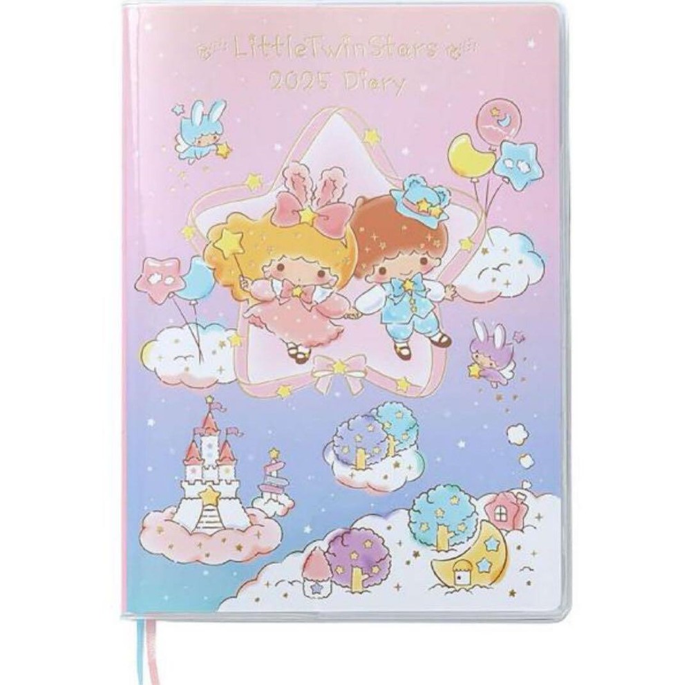 SANRIO Little Twin Stars Weekly datebook schedule book 2025 blue alice