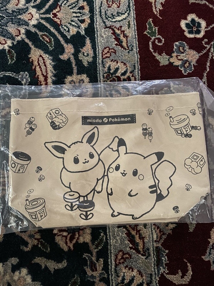 Pokemon Pikachu and Eevee Pouch Bag / Authentic Rare Japan USA Seller