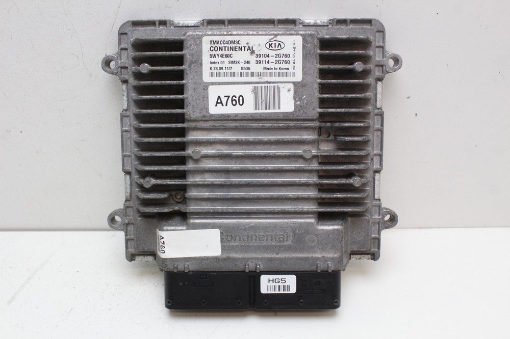 12-13 KIA SORENTO 39114-2G760 Engine Control Computer Module Unit ECM ECU OEM