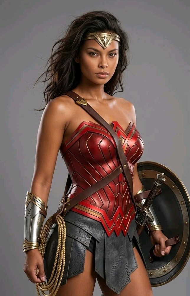 4x6  Color Photo Print Women Famous Fan Art ai Fantasy superhero cosplay Rsc 66