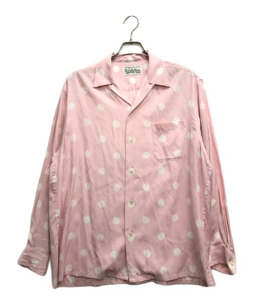Wacko Maria Dots Open Collar Shirt in Size M