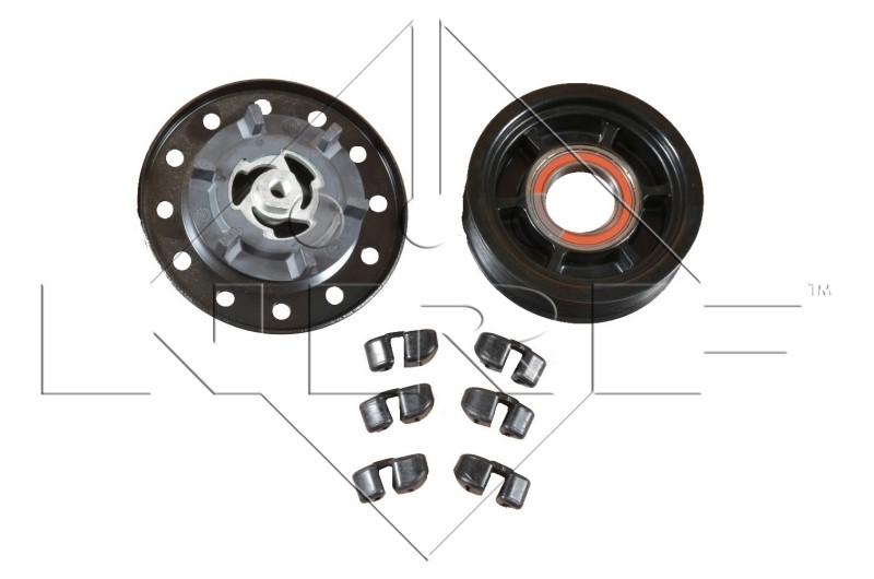 380035 NRF Magnetic Clutch, Air Conditioning Compressor for Lexus, Toyota