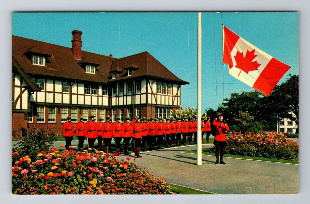 Ottawa-Ontario, Royal Canadian Mounted Police, Antique Souvenir Vintage Postcard