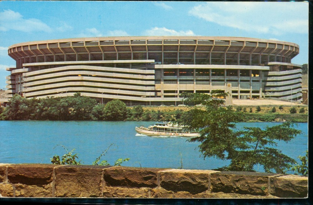 Three Rivers Stadium Pittsburgh Pennsylvania PA Postcard