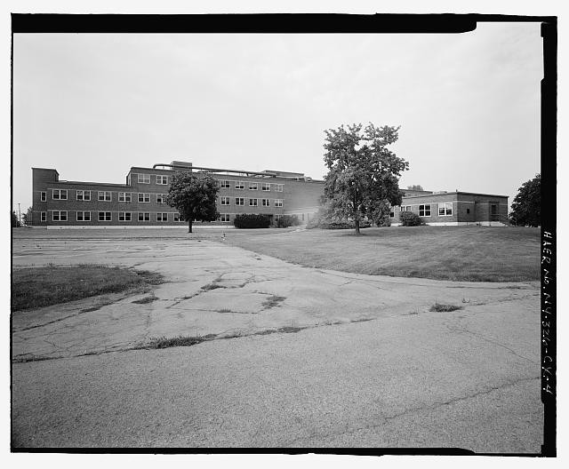 Southeast (Side) And Northeast (Rear) Elevations Of Building. View To Northwest