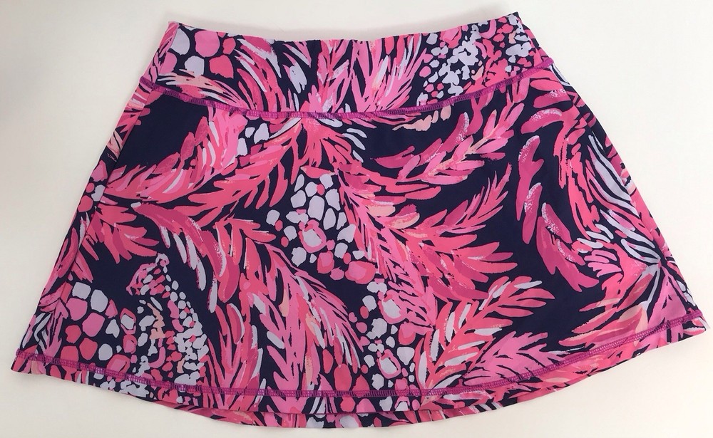 Lilly Pulitzer Luxletic Keegan Athletic Skirt Skort XS A Jungle In Here