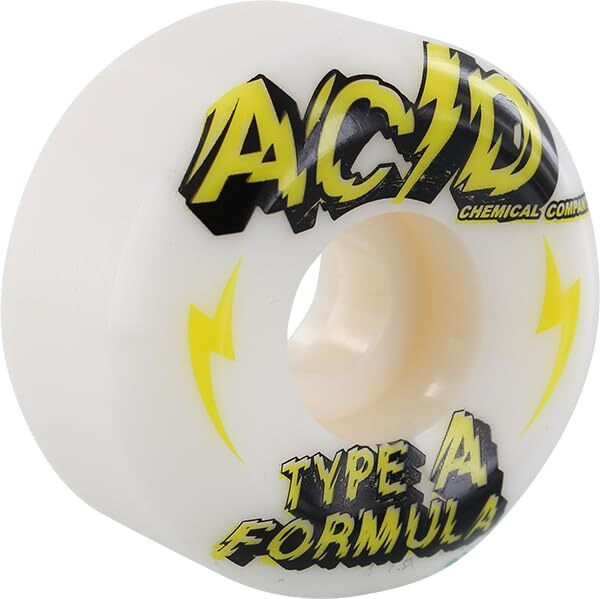Acid Type A SIDECUT Power 52mm 101a White Wheels Set