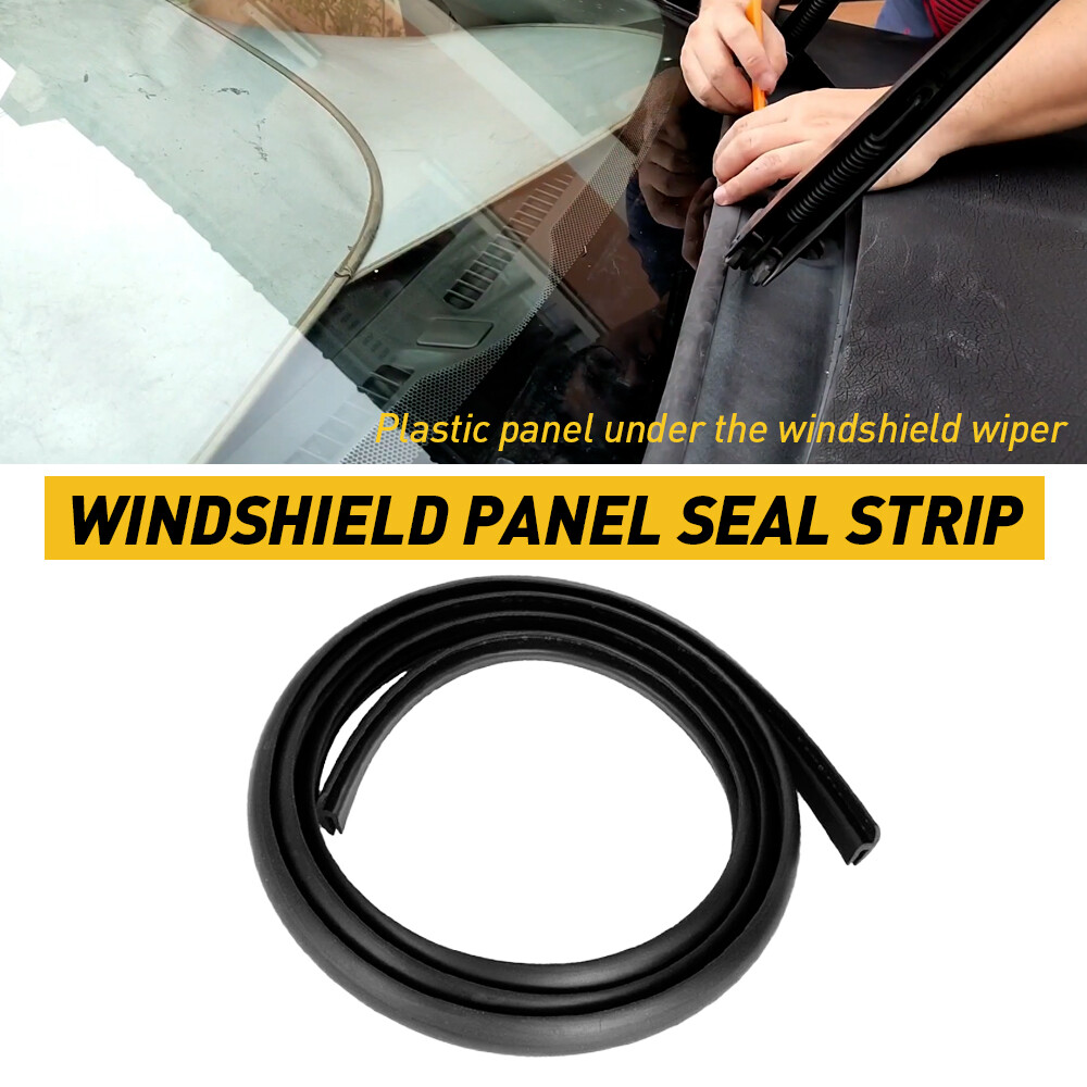 Car Front Windshield Panel Rubber Seal Strip Sealed Moulding Trim Accessories