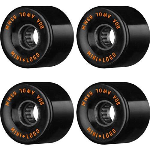 Mini Logo ATF A.W.O.L 63mm 80a Black Skateboard Wheels 4-Pack  