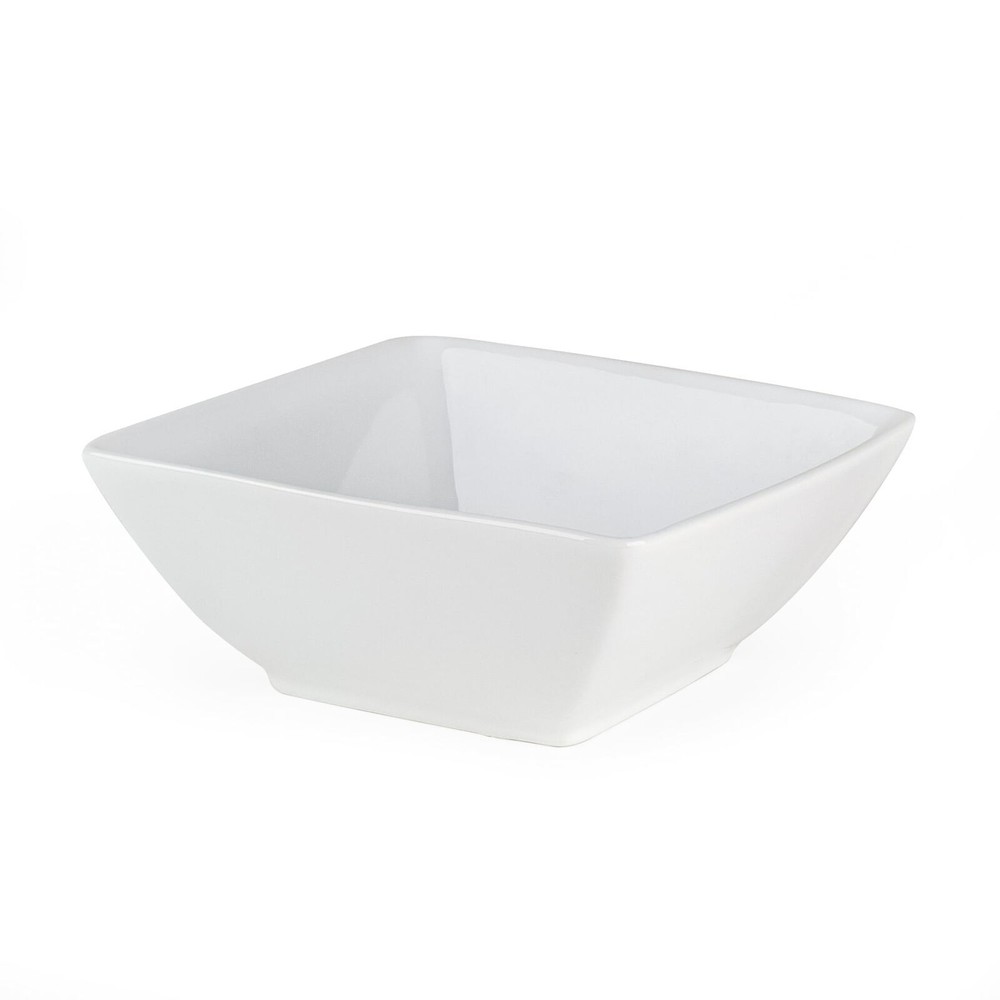 Better Homes Gardens 6-Piece White Porcelain Square Bowl Set