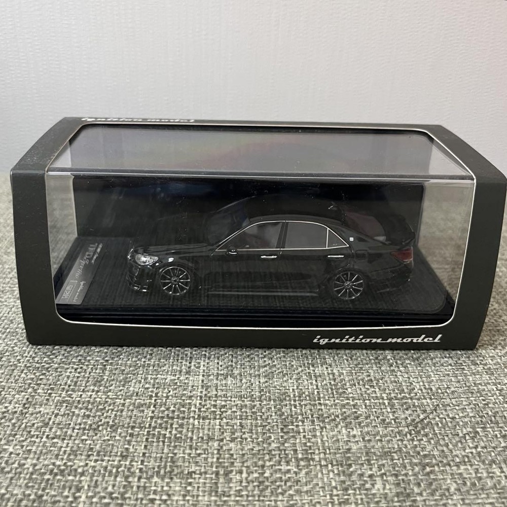 Ignitionmodel Toyota Crown Athlete Grs214 Black Diecast Model Car