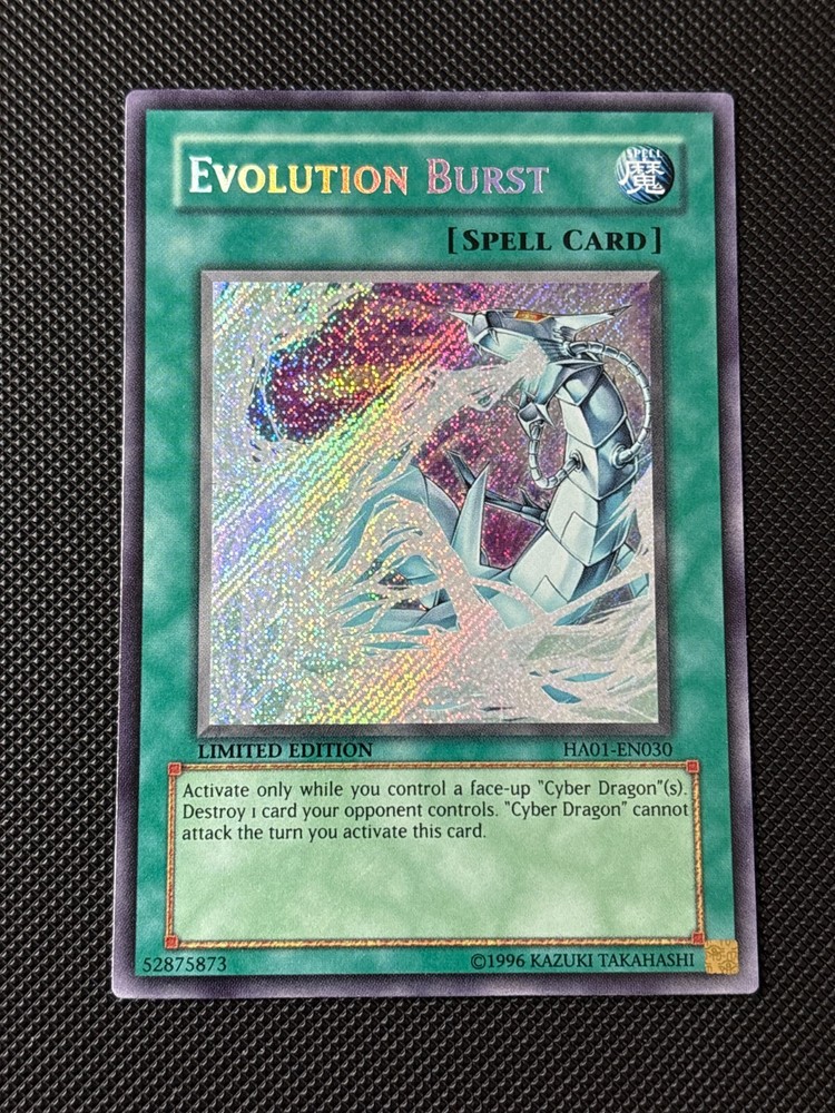 Yugioh! Evolution Burst Limited Edition - HA01-EN030 Secret Rare NM - Foil Bleed