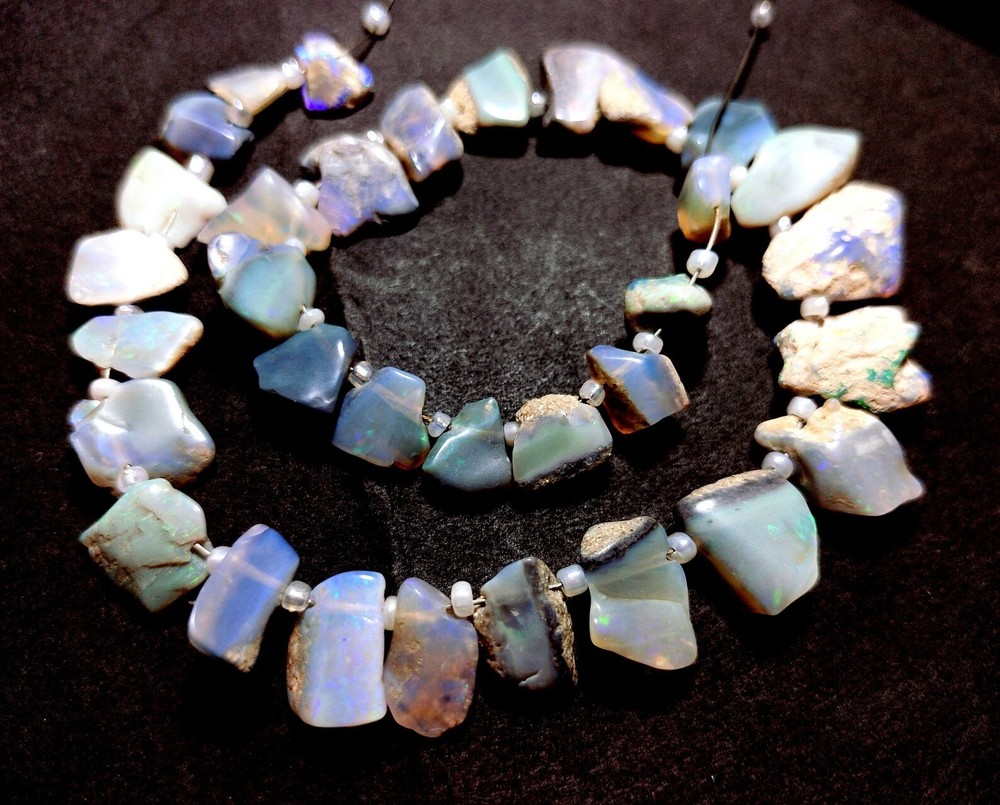 Natural Australian Opal Beads 9.5