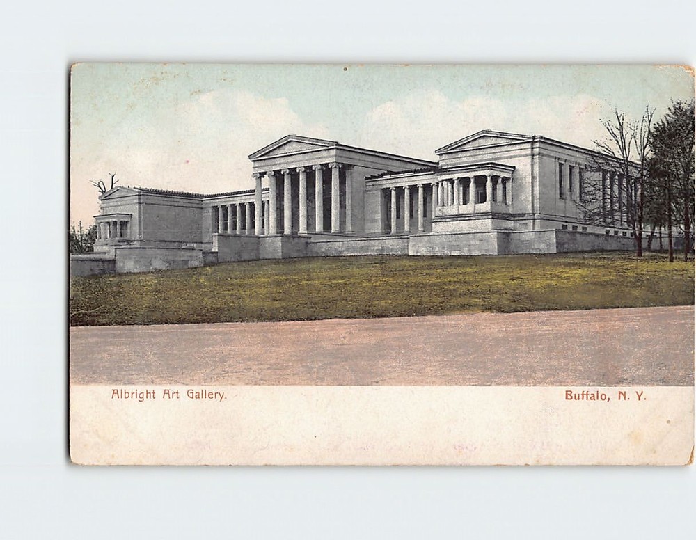 Postcard Albright Art Gallery, Buffalo, New York USA
