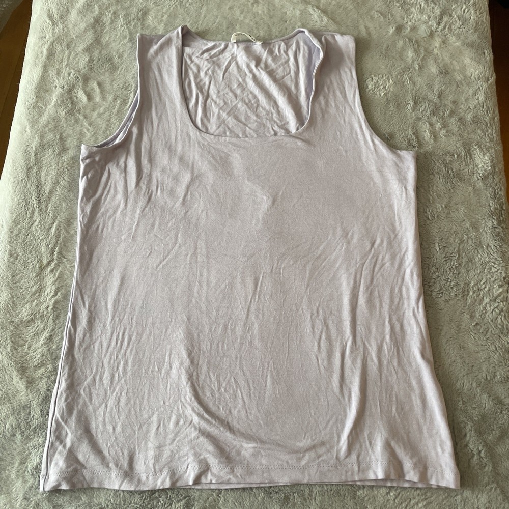 Kettlewell Soft Square Vest Top Women’s Size LL Light Purple Double Layer Tank