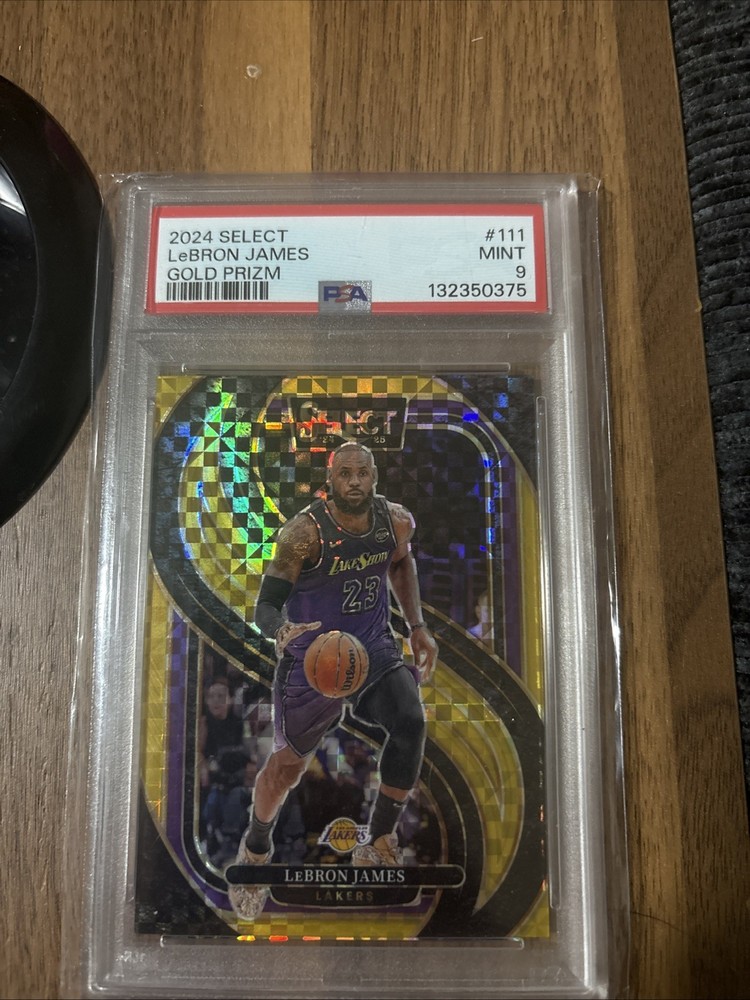 2024-25 Panini Select - Premier Level LeBron James #111 Gold Prizm /10