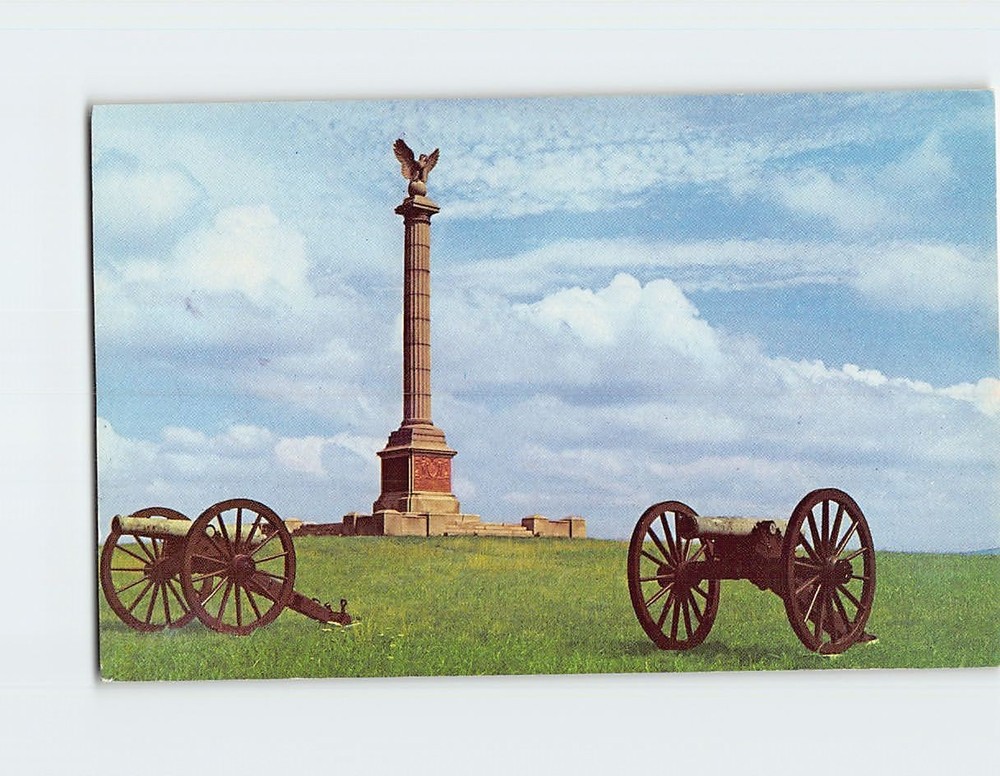 Postcard Antietam Battlefield Sharpsburg Maryland USA