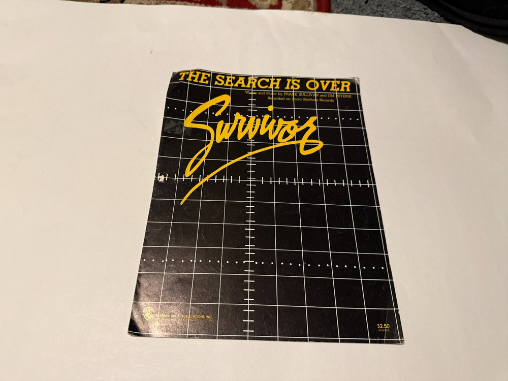 Survivor - The Search Is Over - Sheet Music
