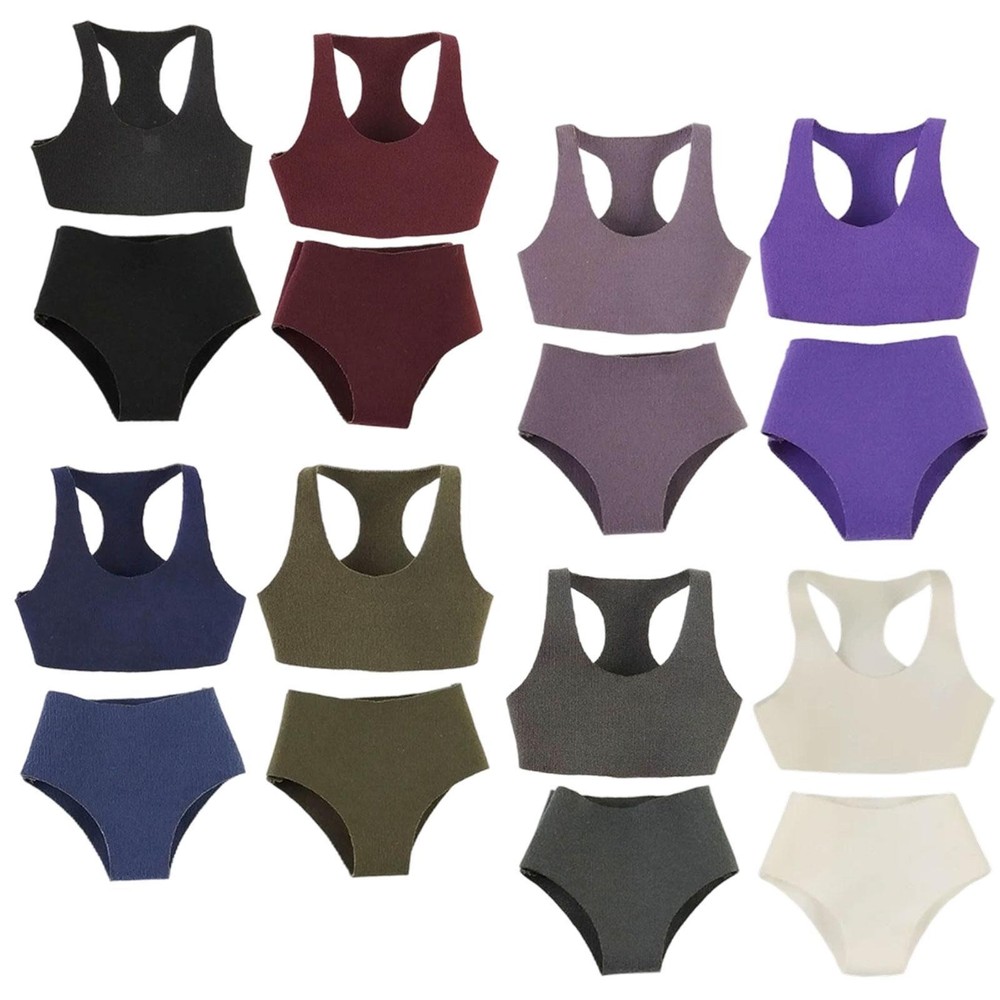 1/12 Scale Sports Tank Top Shorts Set Miniature Doll Clothes Comfortable Outfit