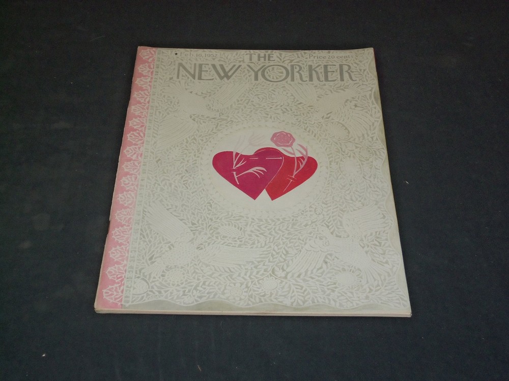 1952 February 16 The New Yorker Magazine - Illustrated Cover - Ny 452