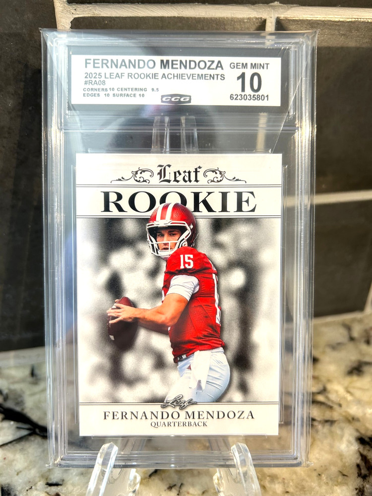 2025 Leaf Fernando Mendoza Rookie Achievements #RA-38 Graded 10 Gem Mint