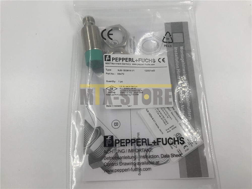 1PC Brand New Pepperl+Fuchs NJ8-18GM-N-V1 Sensor&Proximity Switch