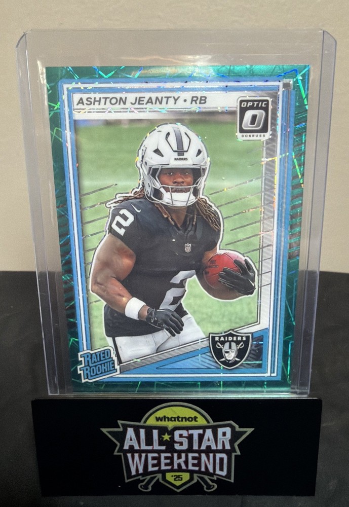 2025 Panini Donruss Optic- Ashton Jeanty Teal Velocity  SSP (RC)