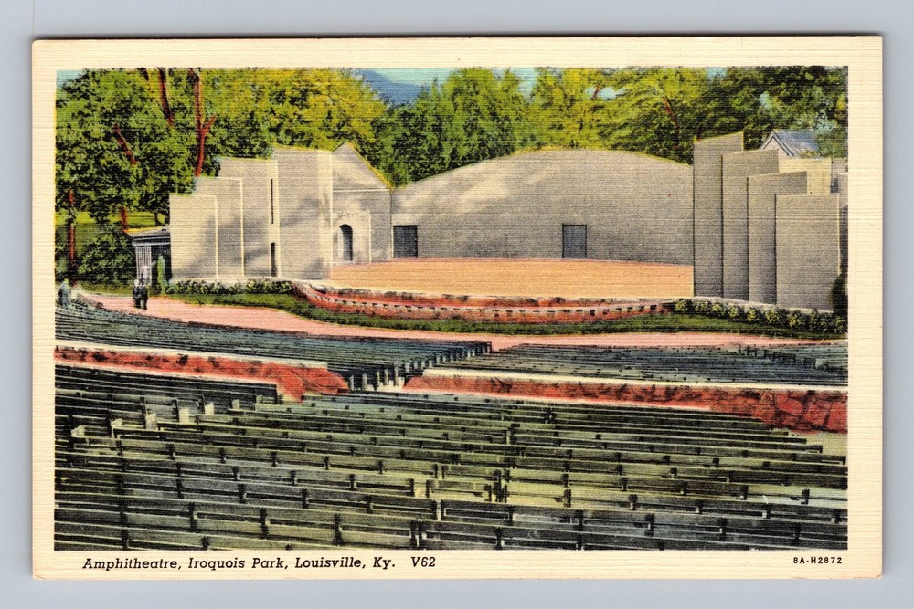 Louisville KY-Kentucky Iroquois Park Amphitheatre Vintage Postcard