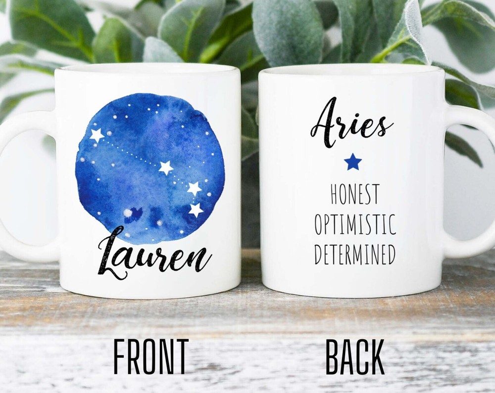 Aries Mug Custom Aries Mug Aries Gift Constellation Coffee Mug Personalised