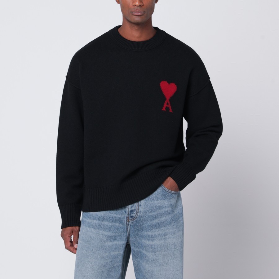 Ami Paris Sweater S Black