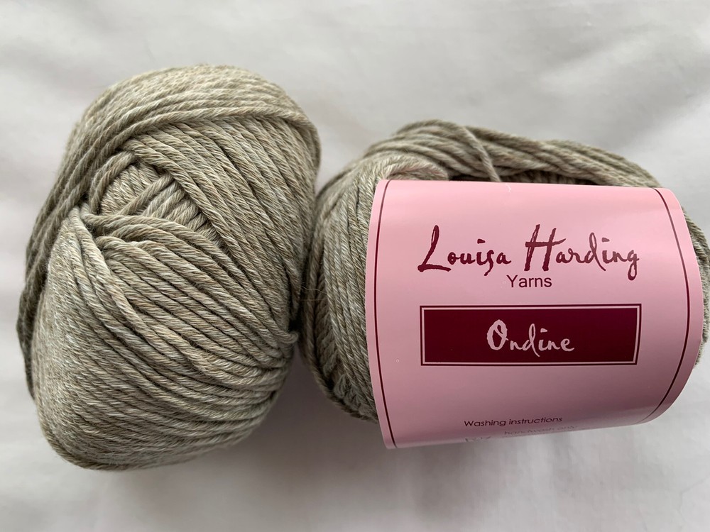 Louisa Harding, Ondine, Driftwood, 2 Balls, 119 yds each.  100% Cotton.