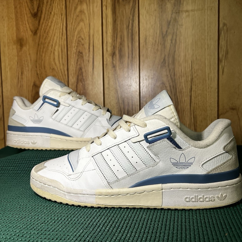 Adidas Forum Exhibit Low Casual Shoe White Sky Blue Tint GW6348 Men’s Size 12