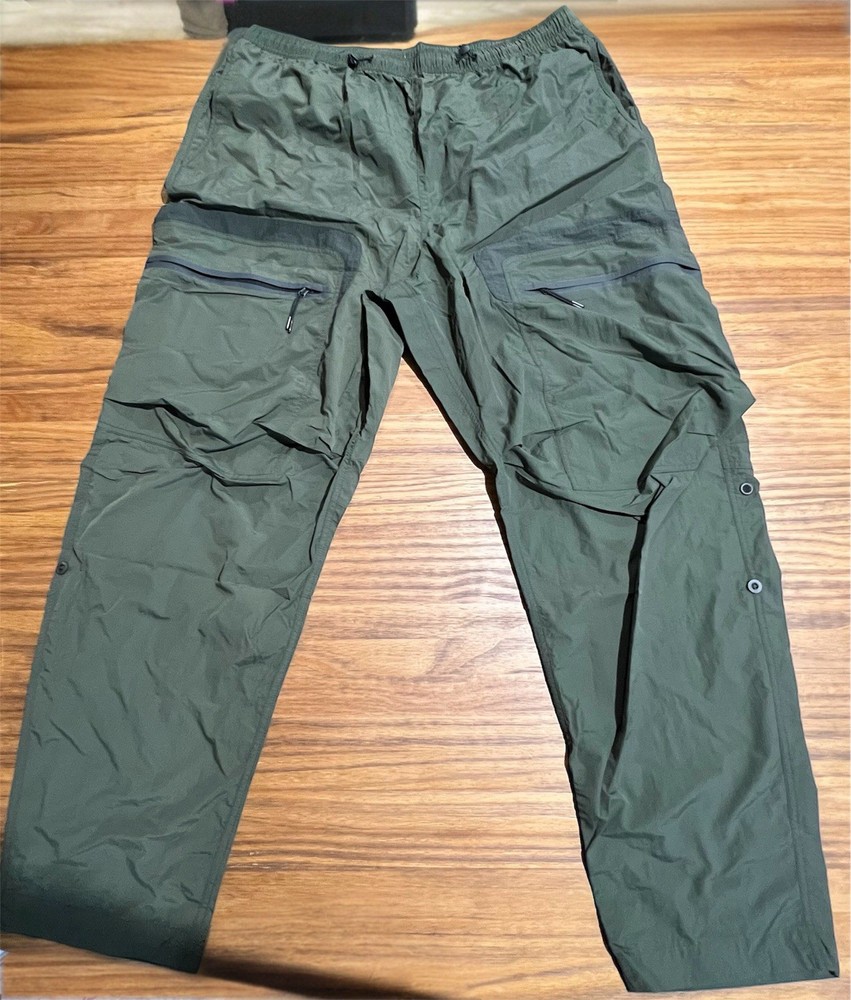 Nike Men’s Size XL-TALL Sportswear Tech Woven Cargo Pants Light Army HJ2940-355