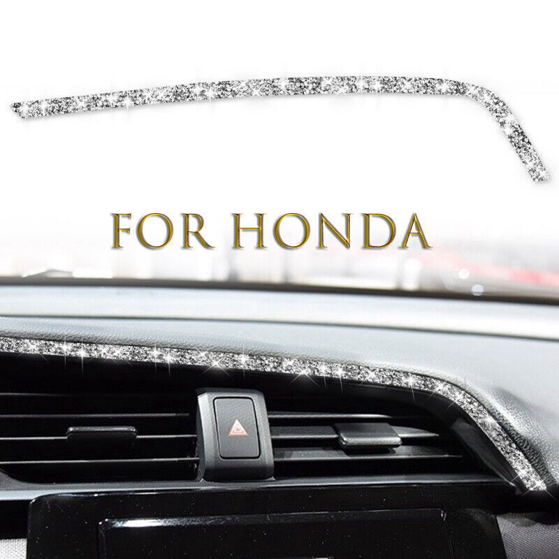 Bling Diamod Car Auto Air Vent Outlet Frame Trim Cover For Honda Civic 10th