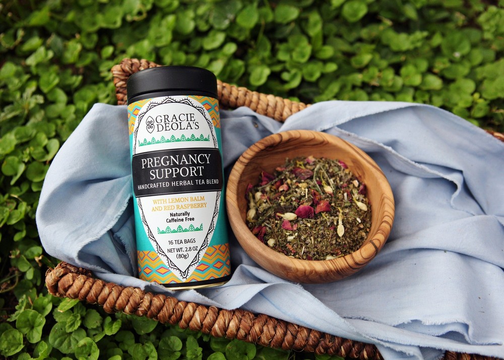 Pregnancy Support Herbal Tea w/ Lemon Balm & Red Raspberry Leaf