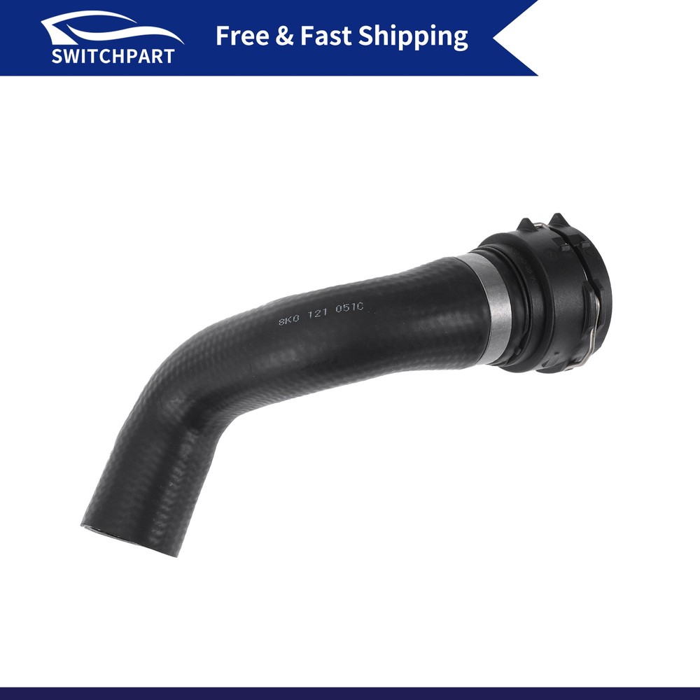 Radiator Hose for Audi A4 Base 09-12 No.8K0121051C Black 1 Pc