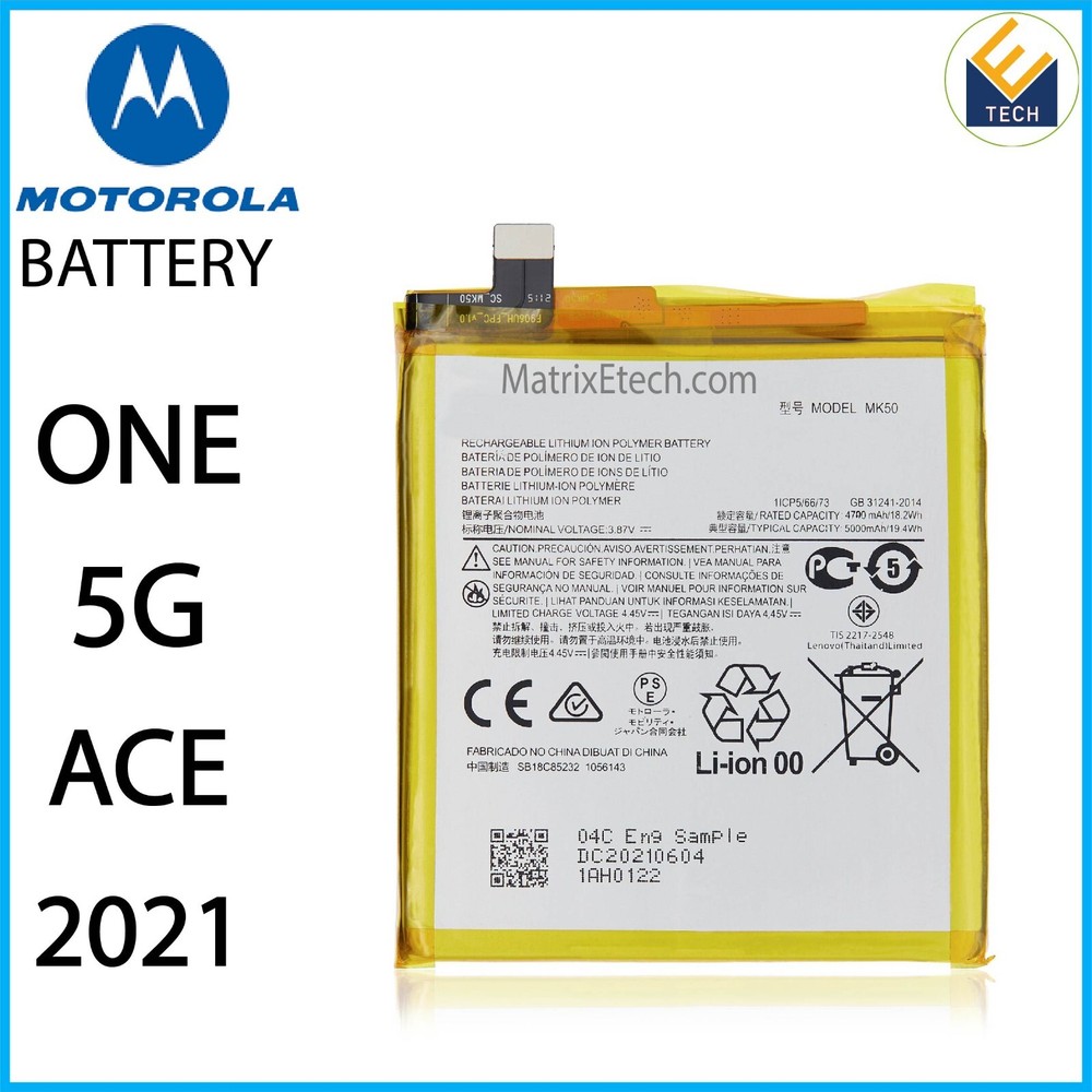 Motorola One 5G Ace XT2113 2021 MK50 Replacement Battery-image