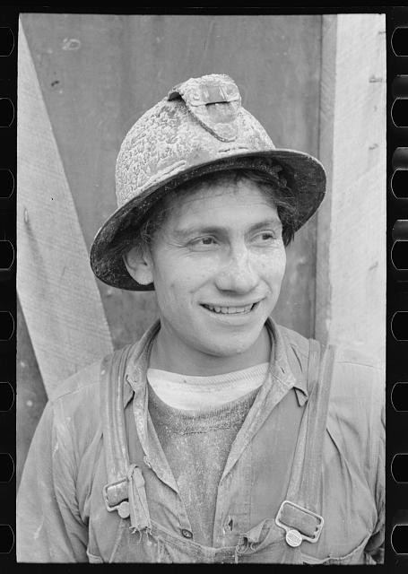 Photo:Miner at gold mine. Mogollon, New Mexico