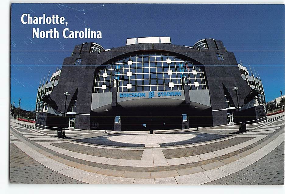 Postcard Ericsson Stadium Charlotte North Carolina USA