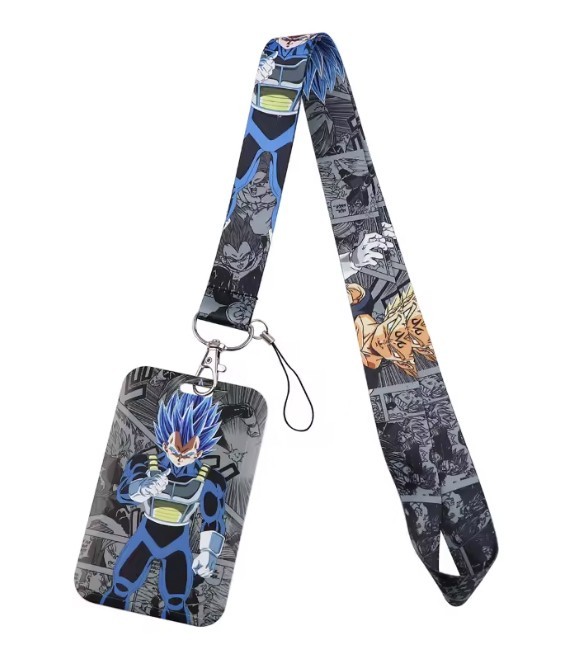 Dragon Ball Z Goku Anime Series Lanyard ID Badge Key Holder Neck Strap
