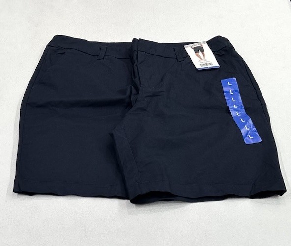 Matty M Women's Chino Shorts, Navy, Size L