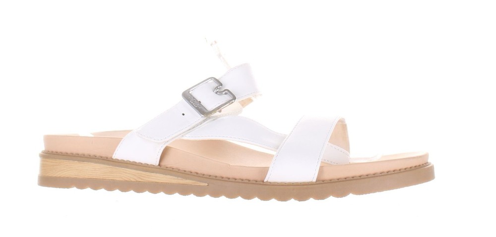 Dr Scholls Womens Island Dream White Sandals Size 8.5 Comfortable Casual